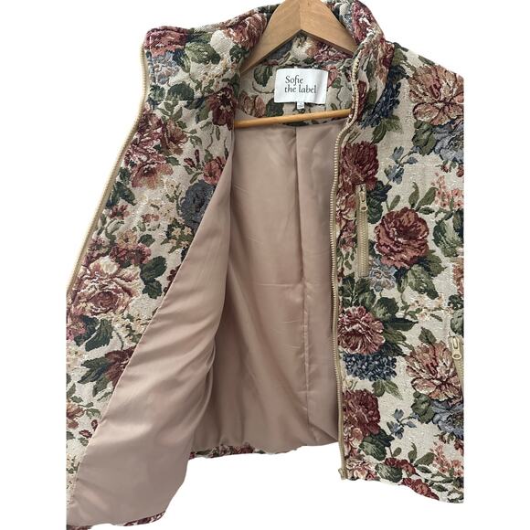 Sofie The Label Tapestry Vintage Inspired Coat Jacket Multi Size Small - Picture 4 of 10